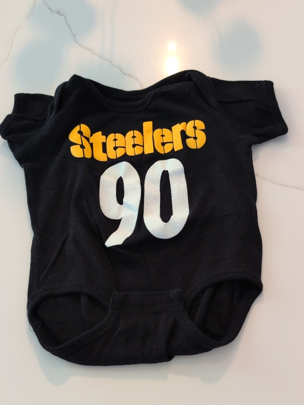 Steelers Infant Onesie #90 Watt 6 Months